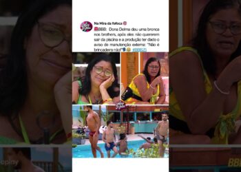 DELMA SURTA E RECLAMA DOS BROTHERS🚨😱#bbb #bbb25 #shorts