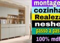 como montar cozinha realeza da marca nesher passo a passo