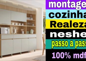 como montar cozinha realeza da marca nesher passo a passo