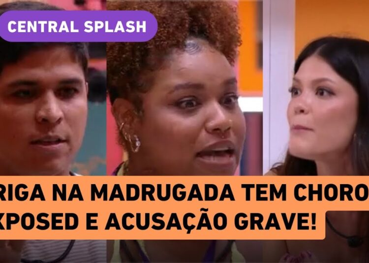 BBB 25 tem briga GRAVE na madrugada: Guilherme x Camilla x Vitória! Entenda confusão completa