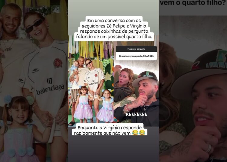 Zé Felipe e Virgínia #fofocas #quartofilho #fofoquei #