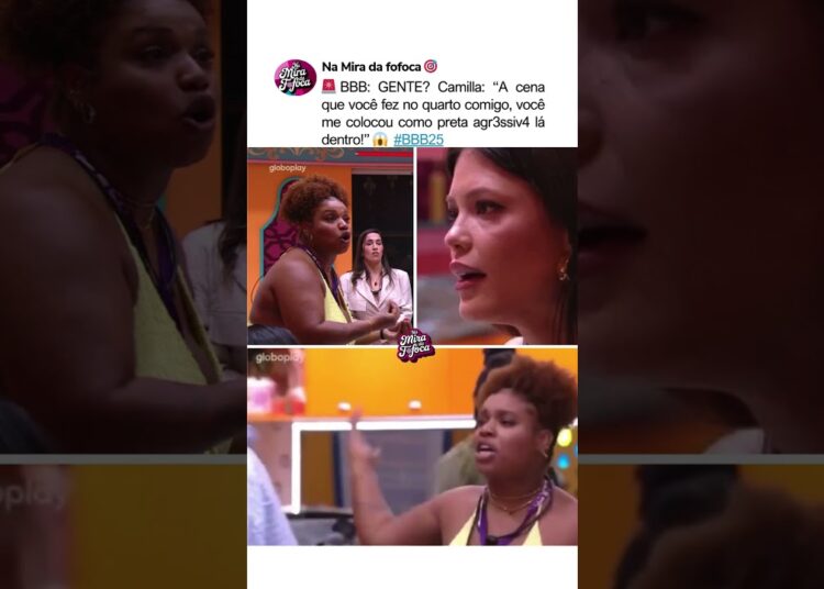 RACISMO NO BBB25?🚨😱VITORIA E CAMILA TRETA #bbb #bbb25 #fofoca #paredão