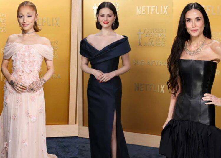 Demi Moore, Selena Gomez, Ariana Grande & More Stars SHINE at SAG Awards
