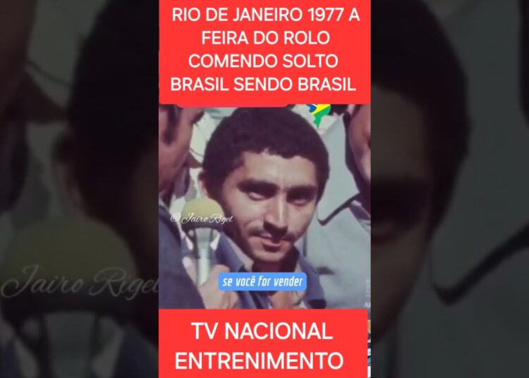 RIO DE JANEIRO 1977 FEIRA DO ROLO #celebridades #famosos #noticias