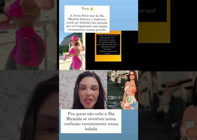 Treta ⚠️ ( Jenny Brito ) e ( Andressa urach) #fofocas #noticias #biamiranda #andressaurachoficial_