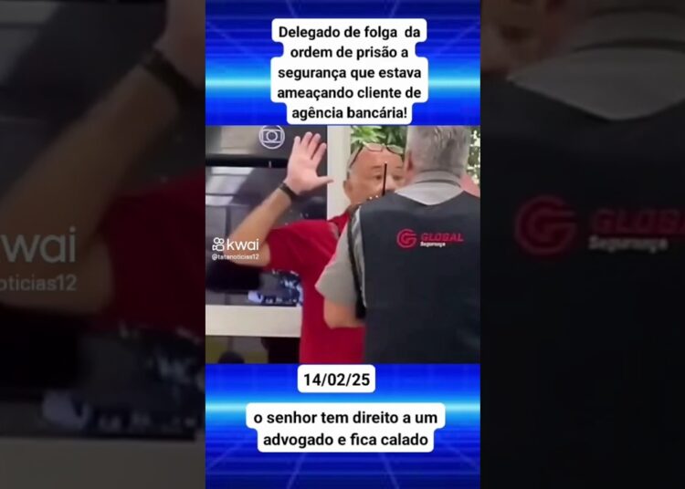 DELEGADO DE FOLGA, DÁ ORDEM DE PRISÃO A SEGURANÇA FOLGADO #noticias #fofoca