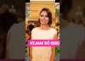 ATÉ A PATRÍCIA ABRAVANEL SE ENCANTA COM A PRIMEIRA DAMA #michelebolsonaro #patríciaabravanel