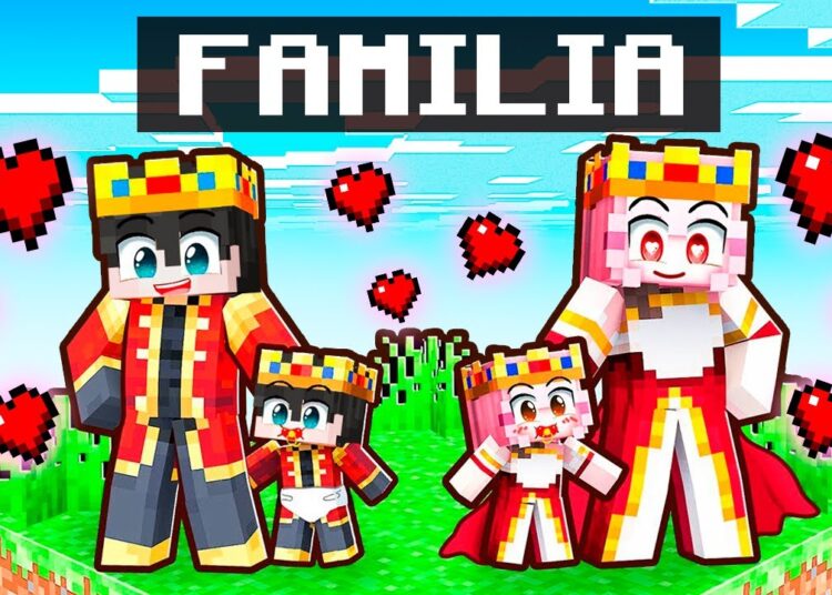 Adopté a Mi Propia Familia de la REALEZA en Minecraft