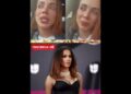 Está cantora Brasileira chorou muito por causa do seu time favorito
