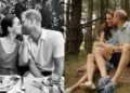 A princesa Kate e Meghan Markle compartilham fotos de beijos doces para marcar o Dia dos Namorados no Royal First