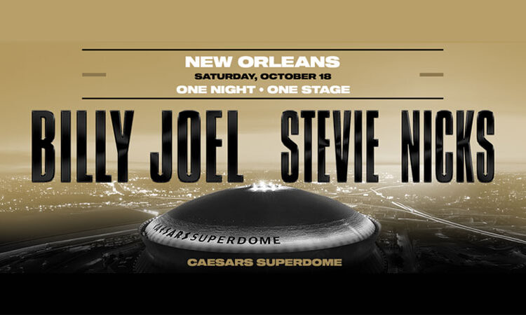Billy Joel, Stevie Nicks anuncia Concerto Joint New Orleans