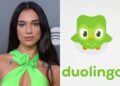 Dua lipa reage à morte da dupla de mascote de Duolingo
