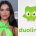 Dua lipa reage à morte da dupla de mascote de Duolingo