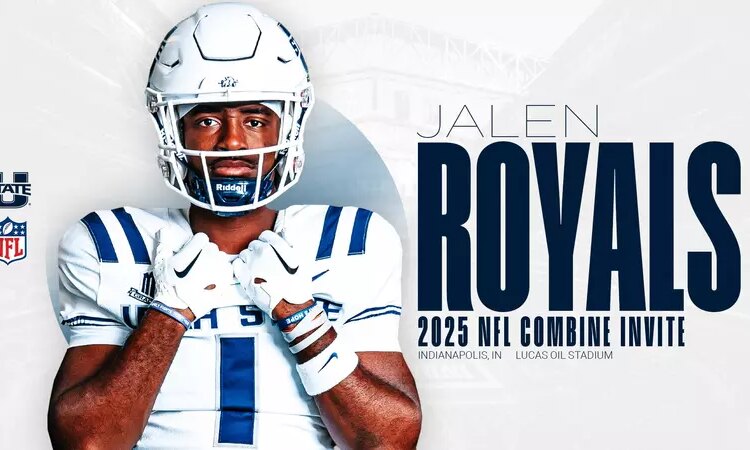 Jalen Royals, do estado de Utah, convidado para 2025 NFL Scouting Combine