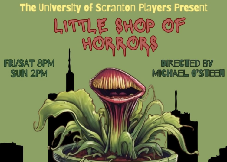 Jogadores da Universidade de Scranton para apresentar 'Little Shop of Horrors'