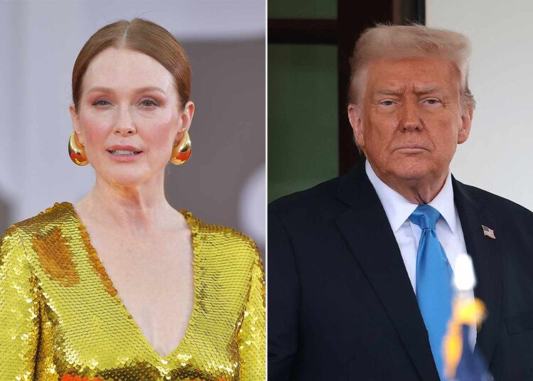 Julianne Moore bate o governo Trump por proibir seu livro de fotos