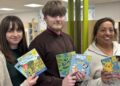 Lindsay, Joe e Farida da Burton Library