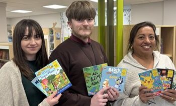 Lindsay, Joe e Farida da Burton Library