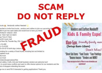NV Music Hall alerta de uma fraude de crianças e familiares