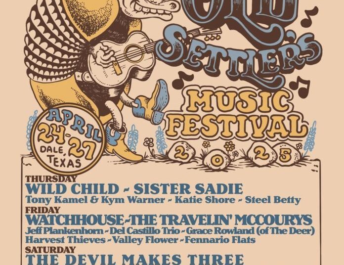 O Festival de Música de Old Settler anuncia 38º evento anual com a formação repleta de estrelas de 24 a 27 de abril de 2025