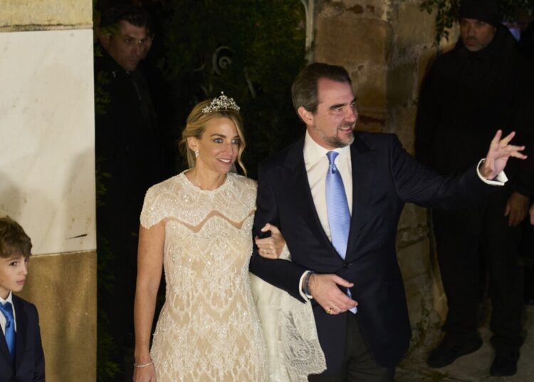 O Royals espanhol e dinamarquês se reúne em Atenas para o casamento da sociedade grega