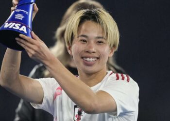 O atacante de Utah Royals, Mina Tanaka