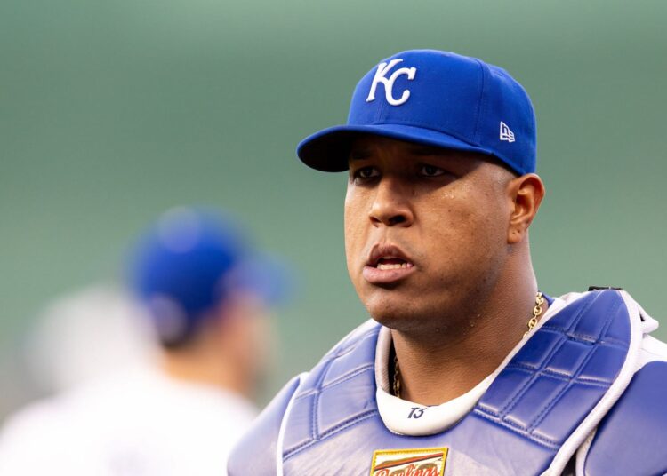 O capitão do Royals, Salvador Perez