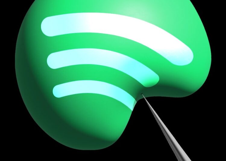 O fascínio oco do Spotify embrulhado