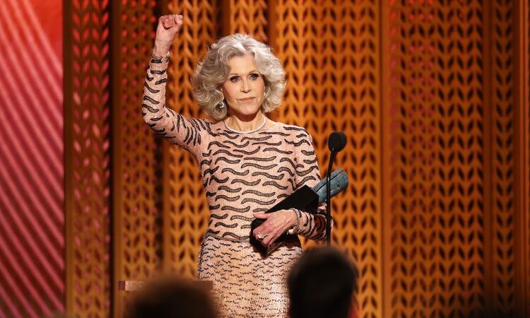 O poderoso discurso do SAG Awards de Jane Fonda: Leia seus comentários