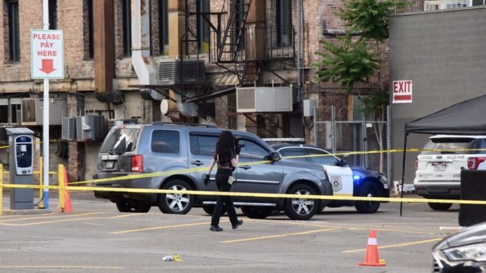 O réu condenado por tiro fatal no distrito de entretenimento de Salt Lake City, no centro de Salt Lake City