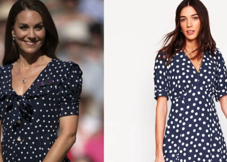 Princess Kate Style Polka Dot Dress Shoppers estão chamando de 'lisonjeiro' | Real | Notícias