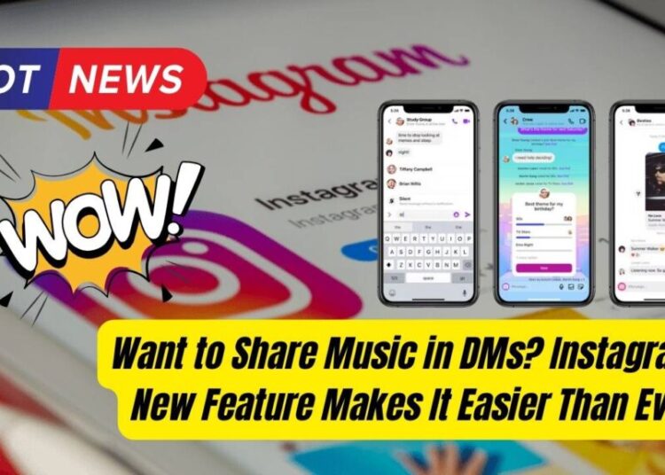 Quer compartilhar música no DMS? O novo recurso do Instagram torna mais fácil do que nunca!