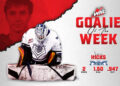 ROYALS NETMinder Hicks chamado WHL Goaltender of the Week