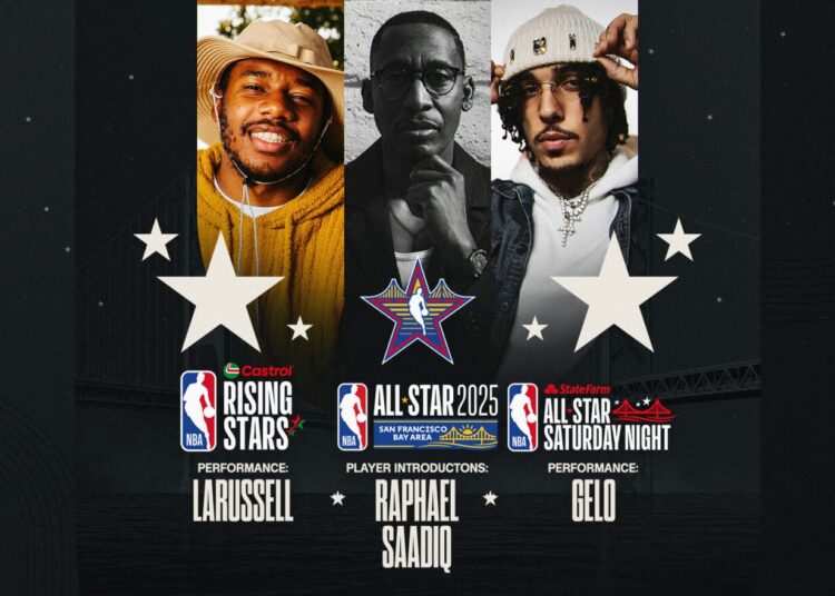 Raphael Saadiq, DJ Cassidy, E-40, também $ Hort, Saweetie e En Vogue para liderar tributos musicais à Bay Area na NBA All-Star 2025