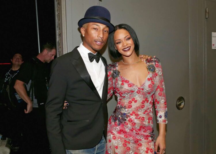 Rihanna revela Pharrell Williams nomeou seu segundo filho com um $ AP Rocky