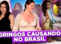 FAMOSOS GRINGOS EM SITUAÇÕES BRASILEIRAS | Diva Depressão