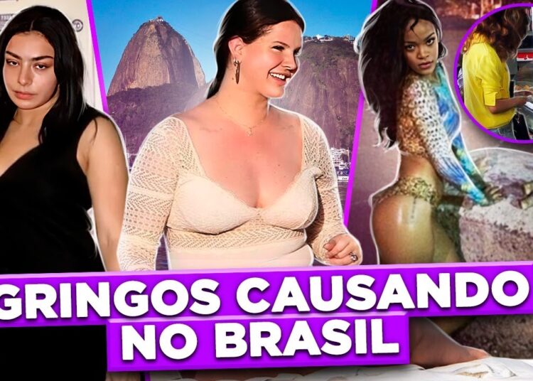 FAMOSOS GRINGOS EM SITUAÇÕES BRASILEIRAS | Diva Depressão