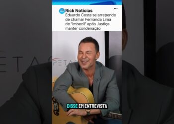 Eduardo Costa se arrepende de chamar Fernanda Lima de “imbecil” após Justiça manter condenação