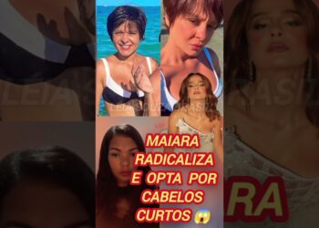 FOCA NA FOFOCA😱 MAIARA OPTA POR CABELOS CURTOS 😱 #fofoca #famososaldia #shotrs #maiara #maraisa