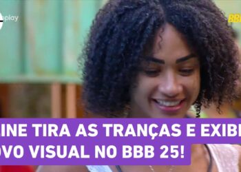 BBB 25: Aline tira as tranças e exibe novo visual e sister reage: ‘Diferente demais’