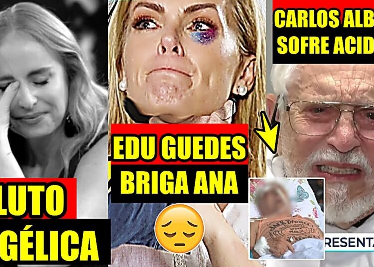 DIA TR4GICO! LUTO NA CASA DE LUCIANO HUCK, EDU GUEDES PARTE PRA CIMA DE ANA, CARLOS ALBERTO SOFRE…