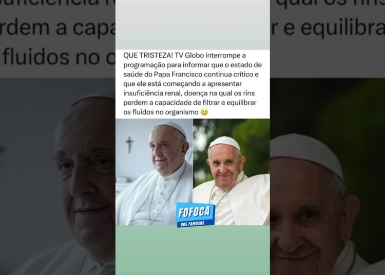 Papa Francisco tem piora #fofocas #noticias #fofocafamosos #fofocadodia