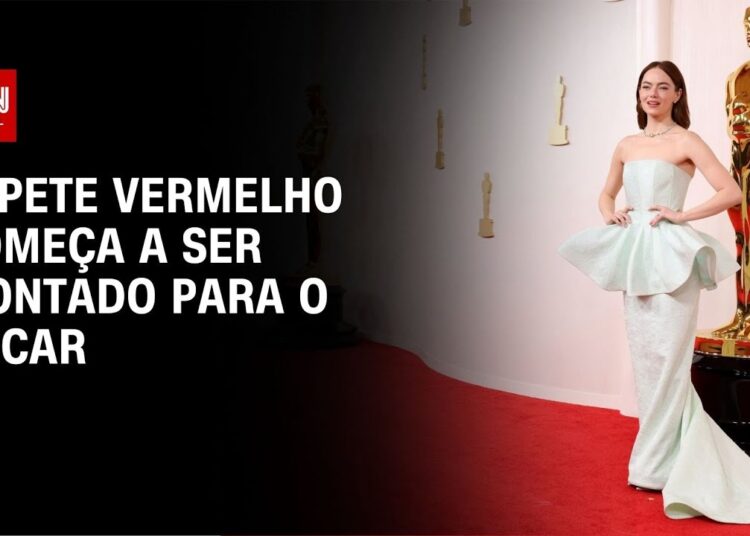 Tapete vermelho começa a ser montado para o Oscar | celebrity.land PRIME TIME