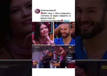 DIEGO E VITÓRIA SE DIVERTINDO JUNTOS🥰❤️ NOSSOS PROTAGONITAS?❤️ #bbb #bbb25 #amigos