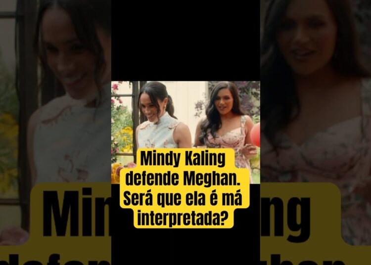 Mindy Kaling defende #meghanmarkle: “Há uma ideia errada. É exigente”  #realeza #withlovemeghan