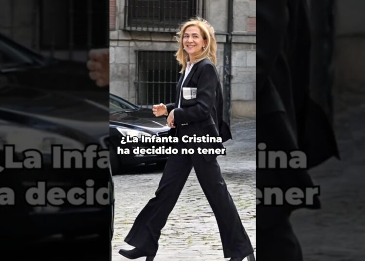 ⚠️¿La Infanta Cristina ha decidido no tener más parejas?😳