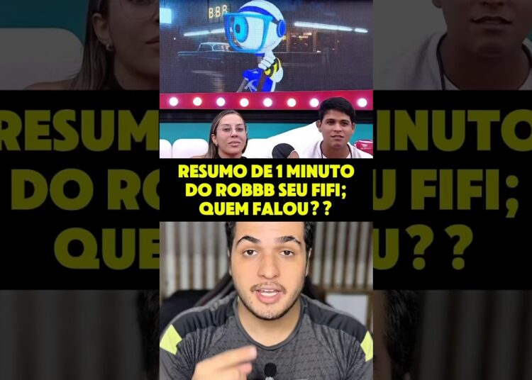 Todas as fofocas do RoBBB Seu Fifi e quem as falou! #BBB25