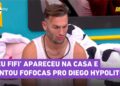 SEU FIFI do BBB aparece na casa e conta fofocas para Diego Hypolito