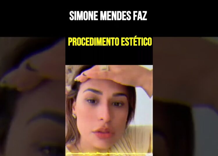Simone Mendes Faz Procedimento Estético