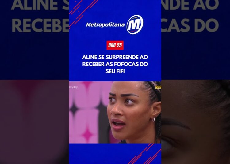 Aline se surpreende ao receber as fofocas do Seu Fifi